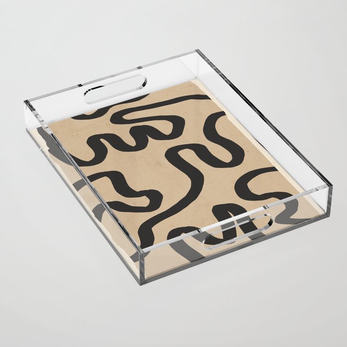 Organic Flow II Acrylic Tray Gallery Image 1