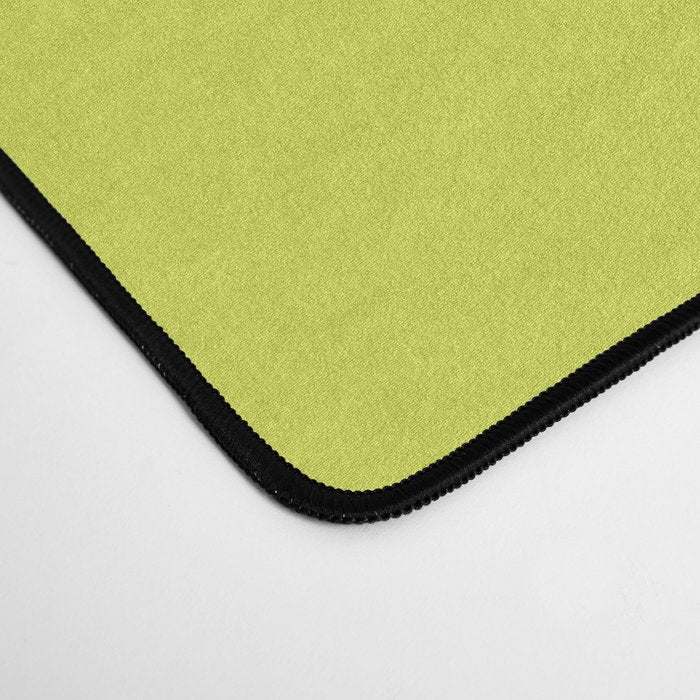 Bauhaus Mid Century Modern Geometric III Lime Green Desk Mat Gallery Image 4