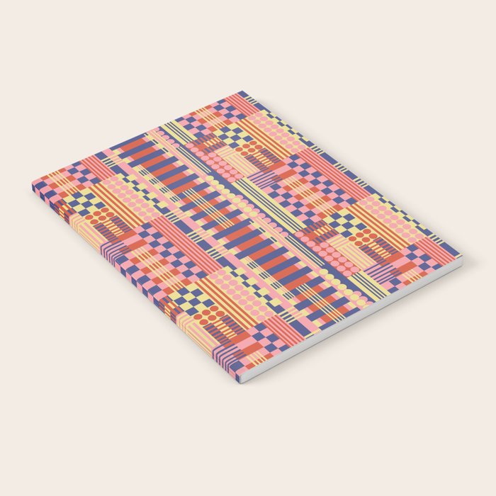 Geometric Composition Colorful Notebook Gallery Image 2