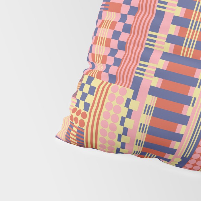 Geometric Composition Colorful Pillow Sham Gallery Image 4