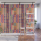 Geometric Composition Colorful Wall Mural Gallery Image 1