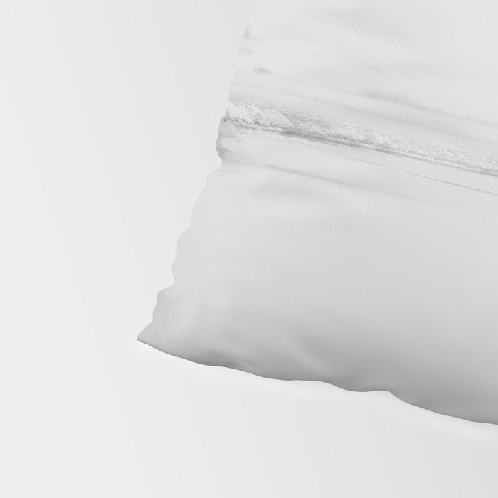Surf Shadows - Monochrome Ocean Photography Pillow Sham Gallery Image 4