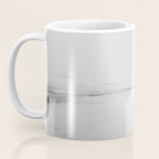 Surf Shadows - Monochrome Ocean Photography Coffee Mug Gallery Image 3