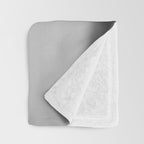 Surf Shadows - Monochrome Ocean Photography Throw Blanket Gallery Image 3