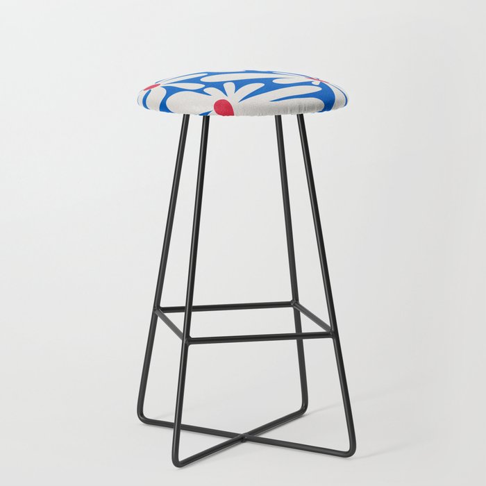 Bloom: Cobalt Blue Matisse Color Series 02 Stool Gallery Image 1