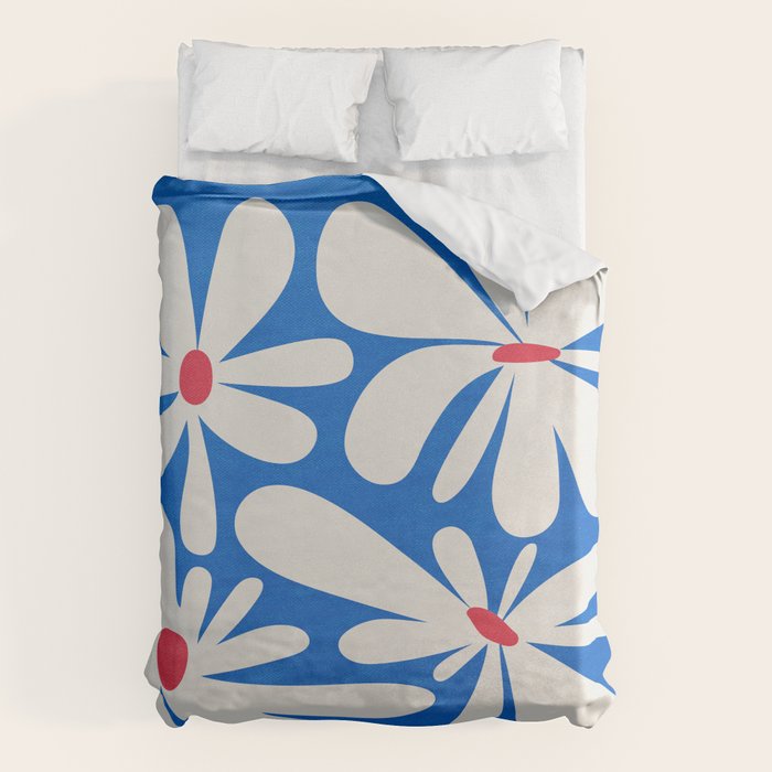 Bloom: Cobalt Blue Matisse Color Series 02 Duvet Cover Gallery Image 6