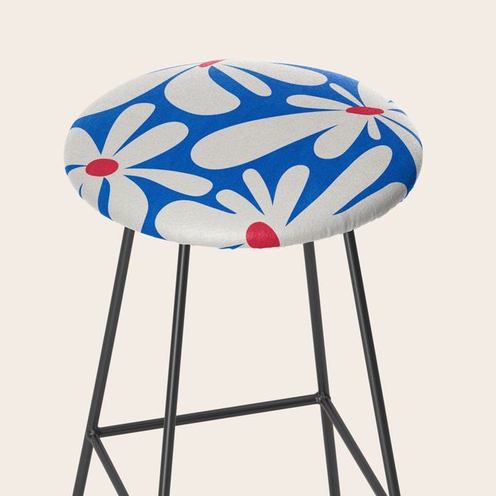 Bloom: Cobalt Blue Matisse Color Series 02 Stool Gallery Image 2