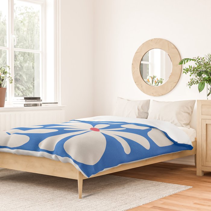 Bloom: Cobalt Blue Matisse Color Series 02 Duvet Cover Gallery Image 2