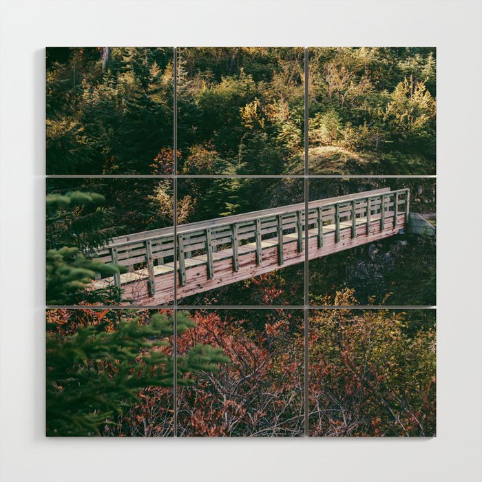 Trail Bridge III Wood Wall Art Gallery Image 1