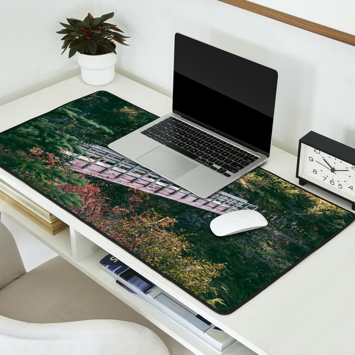 Trail Bridge III Desk Mat Gallery Image 2