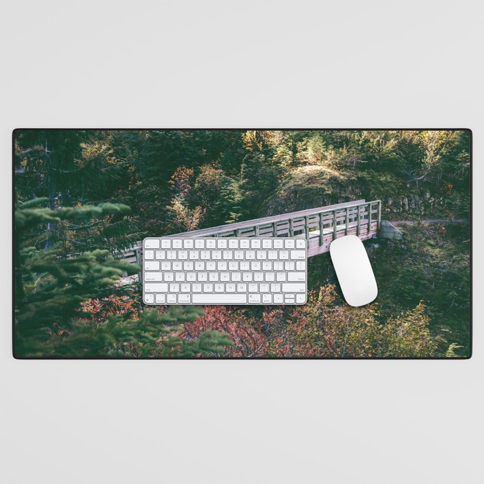 Trail Bridge III Desk Mat Gallery Image 1