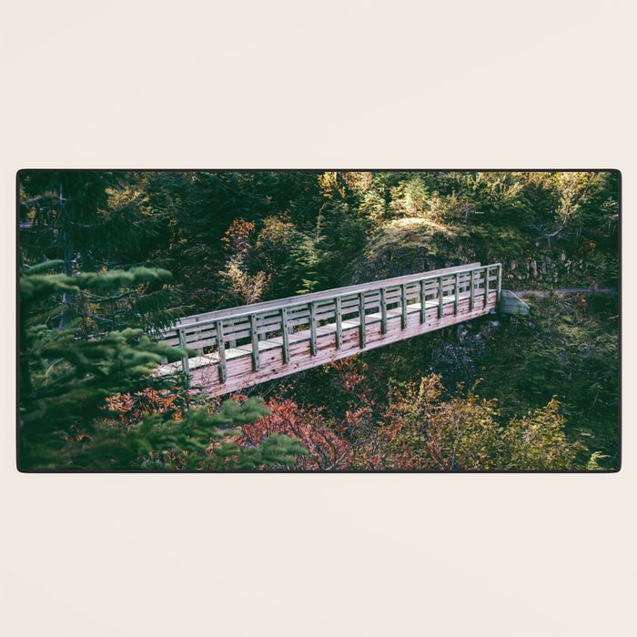 Trail Bridge III Desk Mat Gallery Image 3