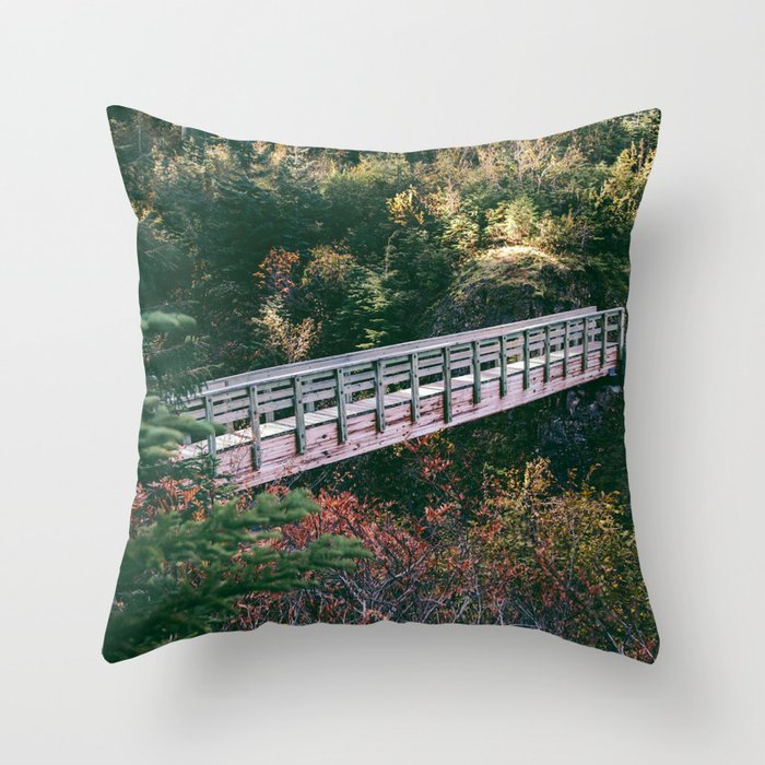 Trail Bridge III Throw Pillow Gallery Image 6