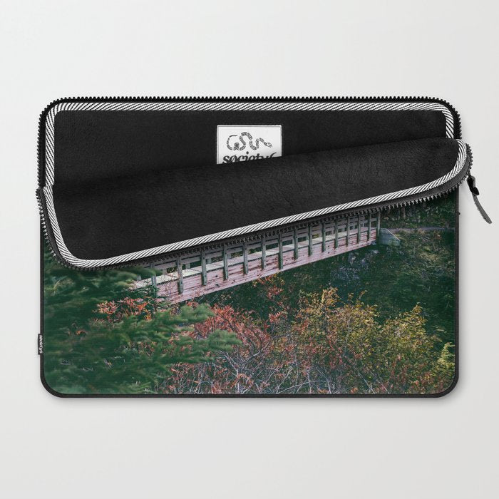 Trail Bridge III Laptop Sleeve Gallery Image 2