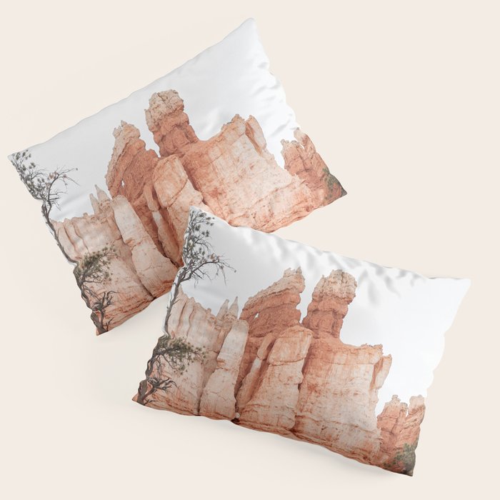 Landscape Of Bryce National Park Photo | Utah Nature Art Print | USA Digital Travel Photography Pillow Sham Gallery Image 1
