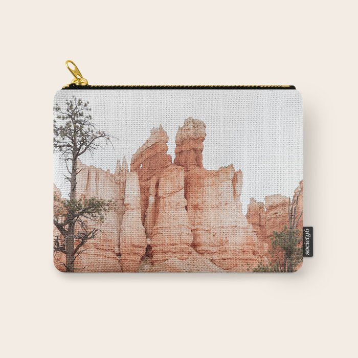 Landscape Of Bryce National Park Photo | Utah Nature Art Print | USA Digital Travel Photography Carry All Pouch Gallery Image 1