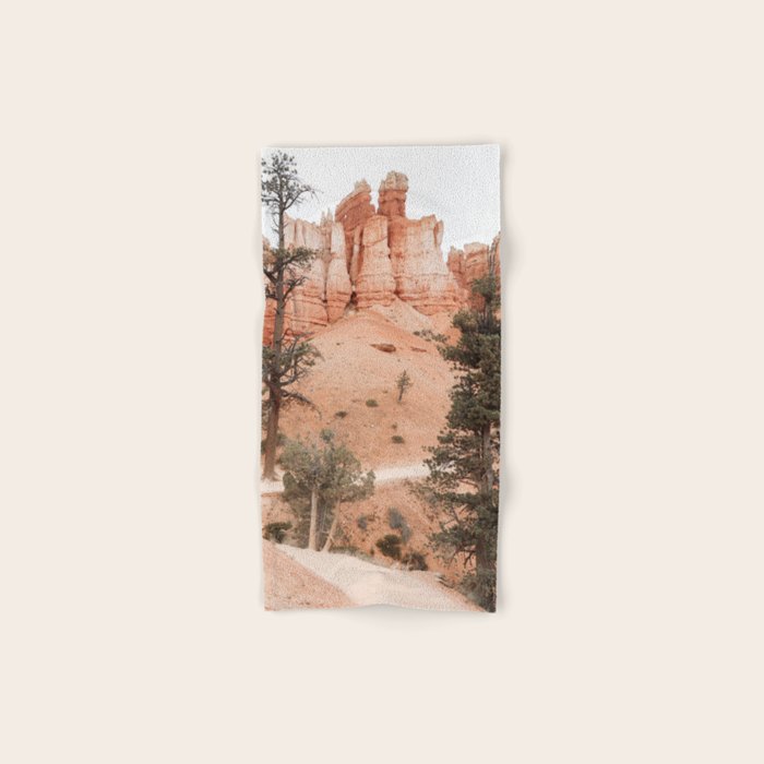 Landscape Of Bryce National Park Photo | Utah Nature Art Print | USA Digital Travel Photography Bath Towel Gallery Image 1