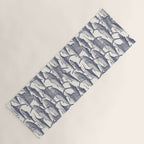 Atlantic fish blue Yoga Mat Gallery Image 1