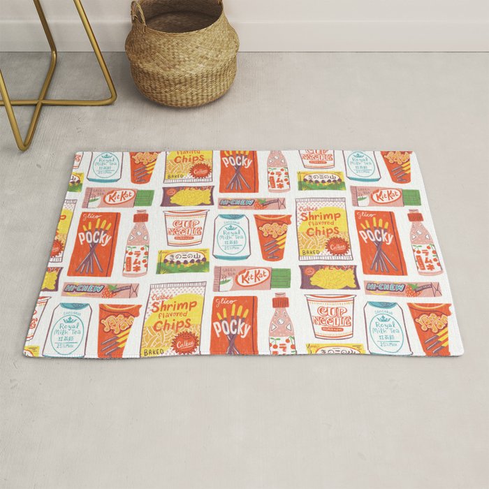 Asian Snacks Rug Gallery Image 1