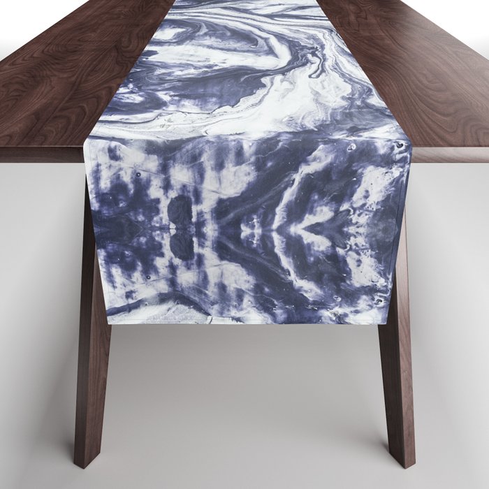 Marble indigo Table Runner Gallery Image 1