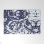 Marble indigo Welcome Mat Gallery Image 1