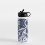 Marble indigo Water Bottle Gallery Image 1