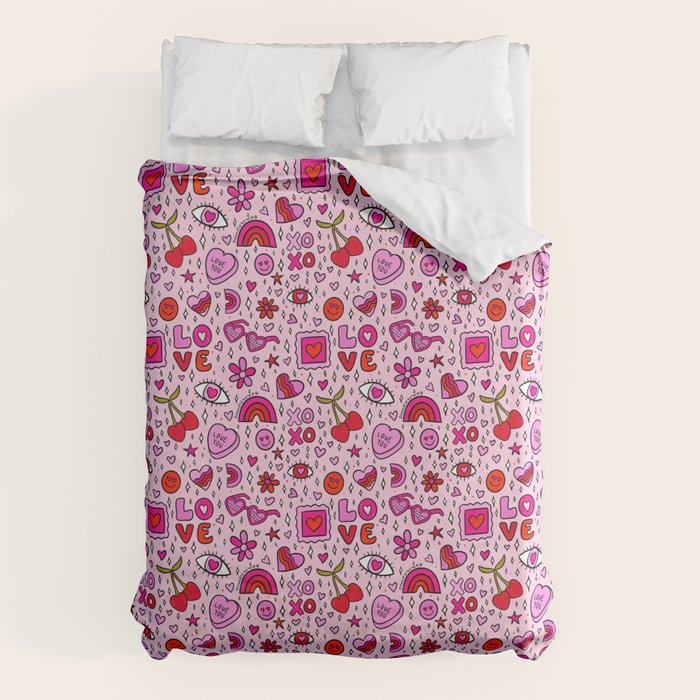 Valentine Print Duvet Cover Gallery Image 6
