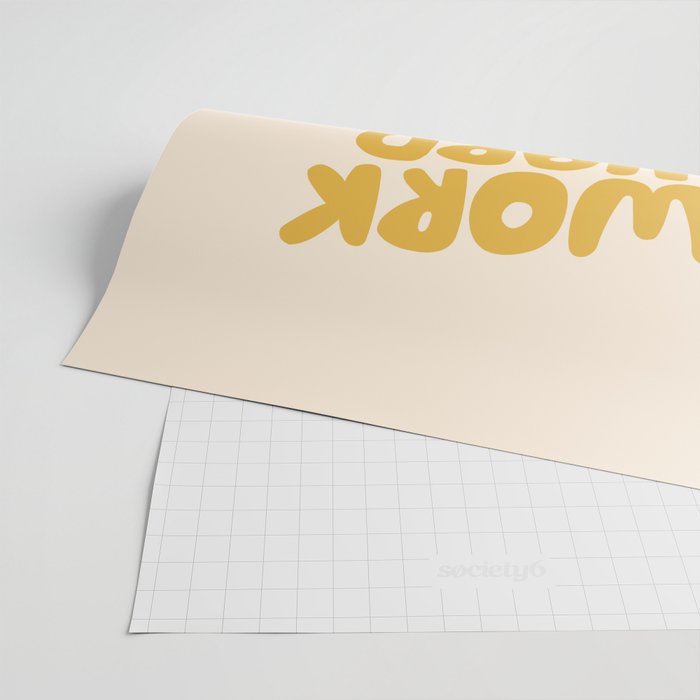 Work Hard and Be Nice to People Wrapping Paper Gallery Image 2