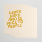 Work Hard and Be Nice to People Wrapping Paper Gallery Image 3