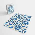 Abstract blue nature flower art pattern Jigsaw Puzzle Gallery Image 2
