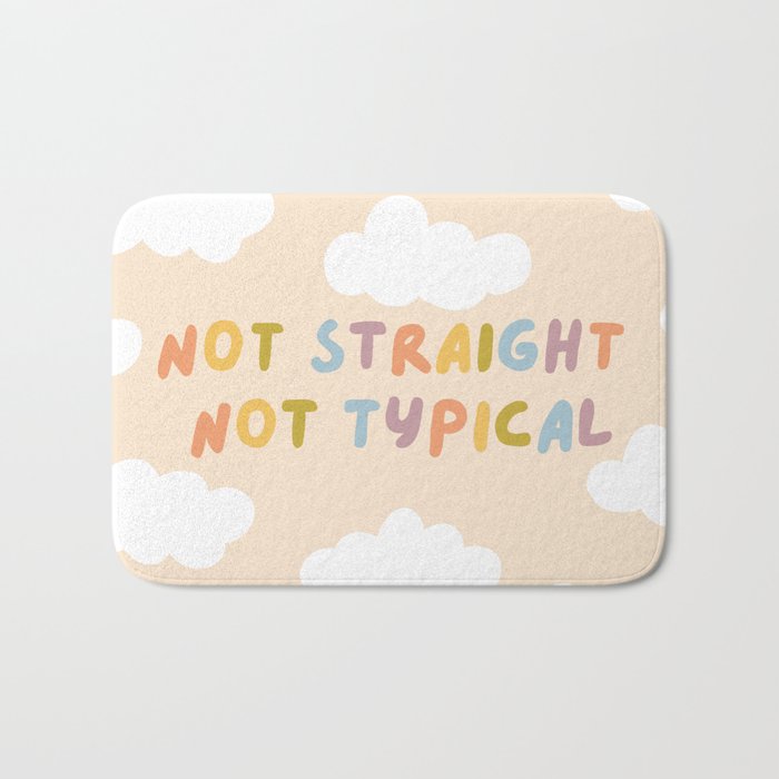 Not Straight, Not Typical Bath Mat Gallery Image 1