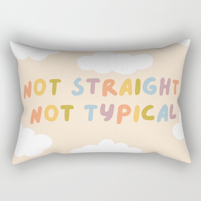 Not Straight, Not Typical Rectangular Pillow Gallery Image 2
