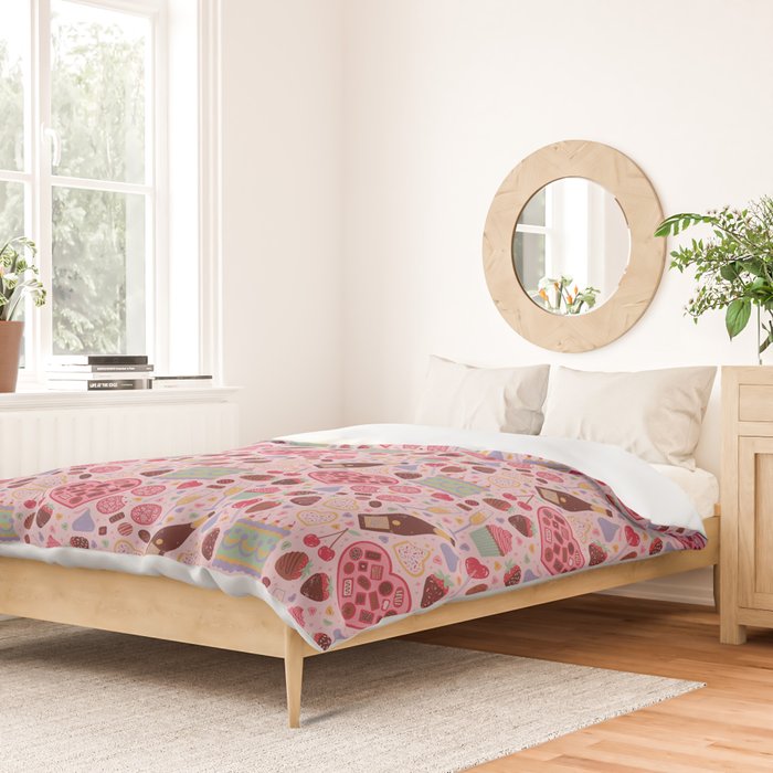 Candy Hearts Duvet Cover Gallery Image 2