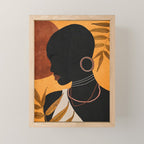 Tropical Girl 35 Mini Art Print Gallery Image 1