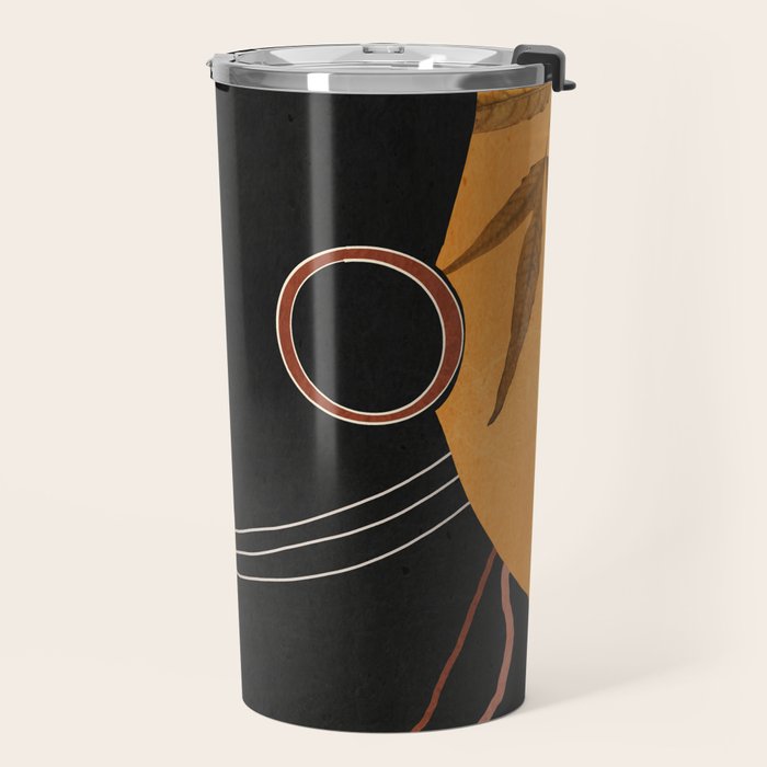 Tropical Girl 35 Travel Mug Gallery Image 2