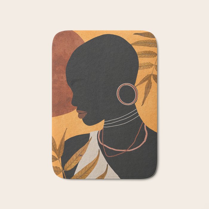 Tropical Girl 35 Bath Mat Gallery Image 1