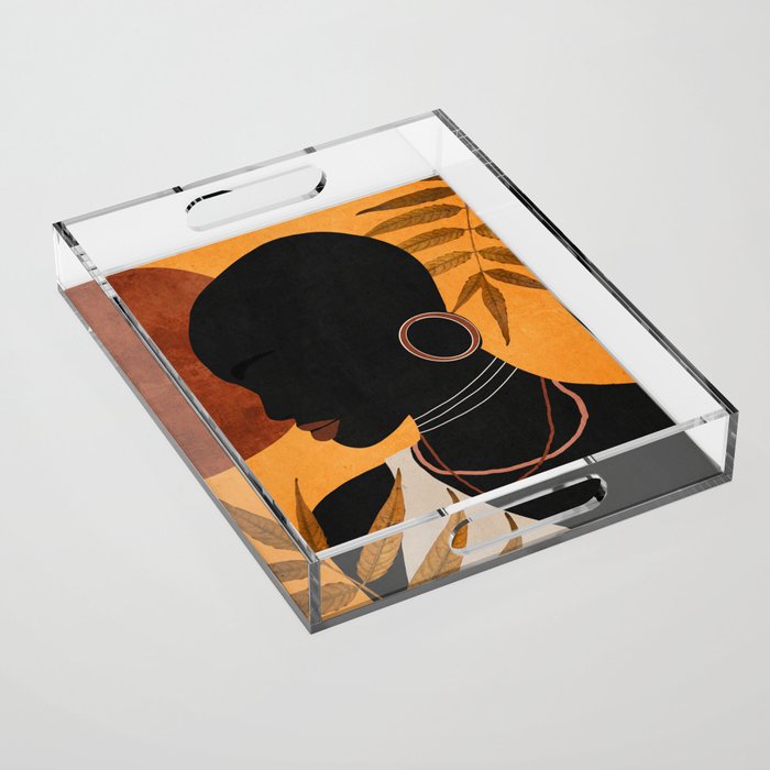 Tropical Girl 35 Acrylic Tray Gallery Image 1