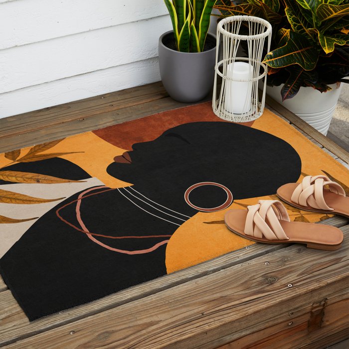 Tropical Girl 35 Outdoor Rug Gallery Image 2