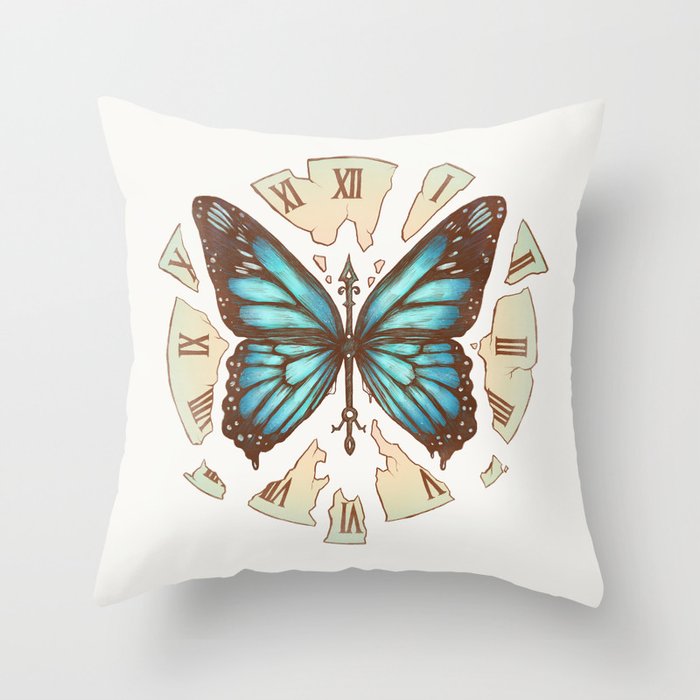 Existence in Time Throw Pillow Gallery Image 1