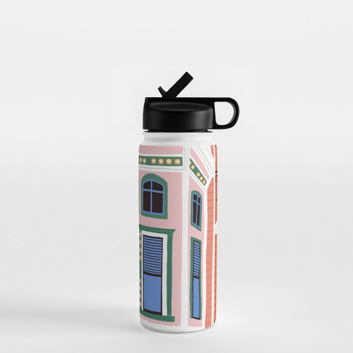 San Francisco victorian house Water Bottle Gallery Image 1