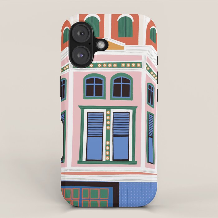 San Francisco victorian house iPhone Case Gallery Image 1