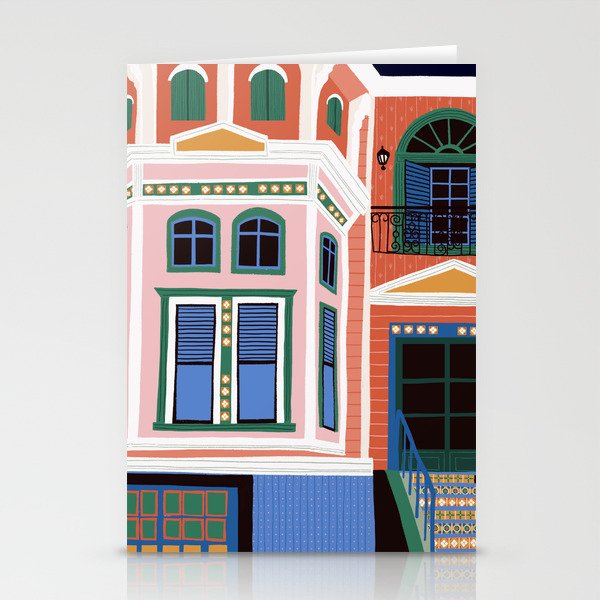 San Francisco victorian house Stationery Card Gallery Image 2