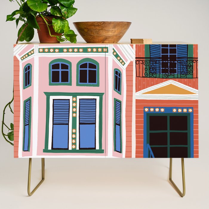 San Francisco victorian house Credenza Gallery Image 1