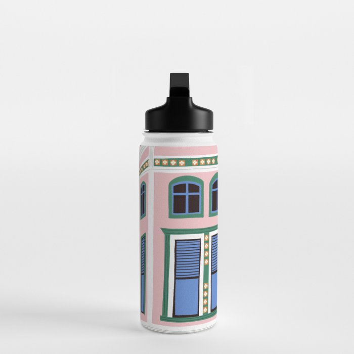 San Francisco victorian house Water Bottle Gallery Image 3