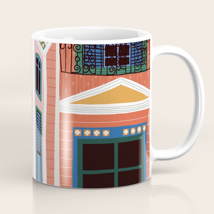 San Francisco victorian house Coffee Mug Gallery Image 1