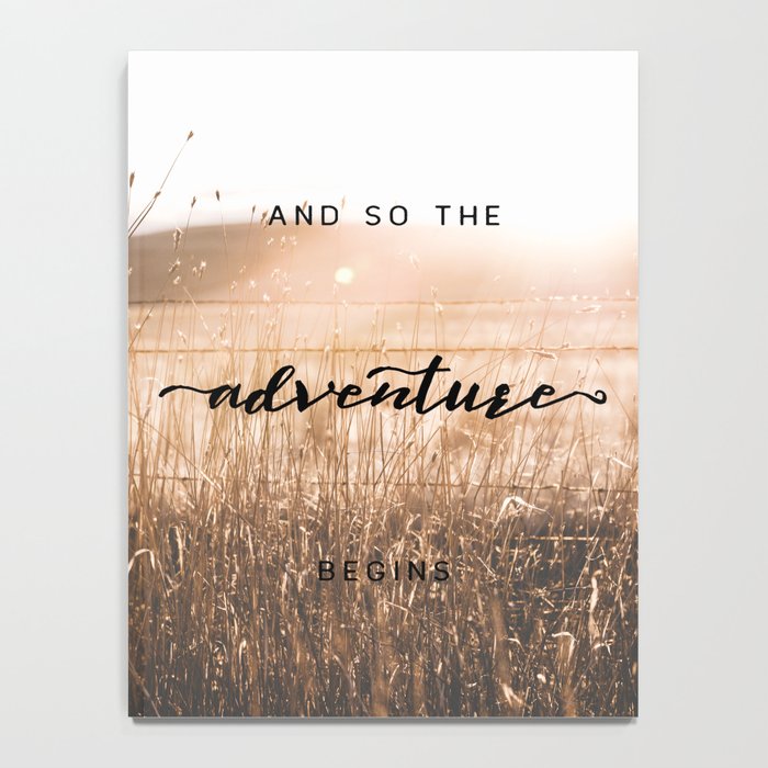 And So The Adventure Begins - Rustic Western Notebook Gallery Image 4