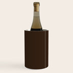 Minimal Monochrome Coal Dark Brown Wine Chiller Gallery Image 2