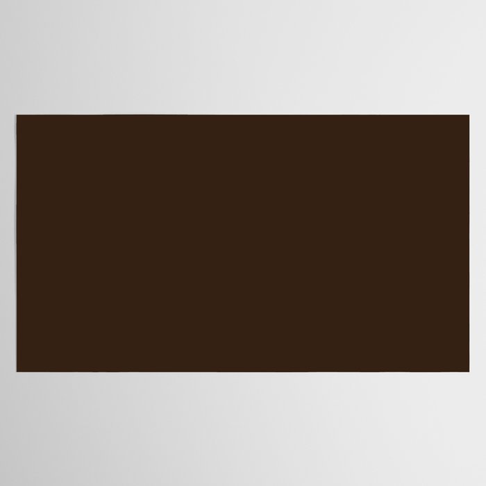 Minimal Monochrome Coal Dark Brown Tablecloth Gallery Image 2