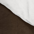 Minimal Monochrome Coal Dark Brown Comforter Gallery Image 4