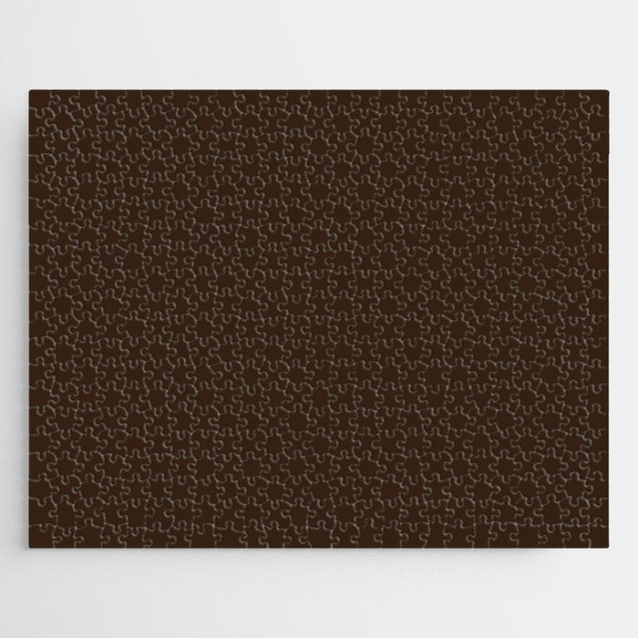Minimal Monochrome Coal Dark Brown Jigsaw Puzzle Gallery Image 1